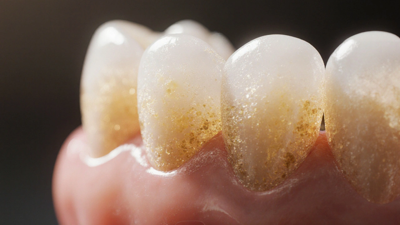 Vznik zubního kamene: příčiny, prevence a odstranění