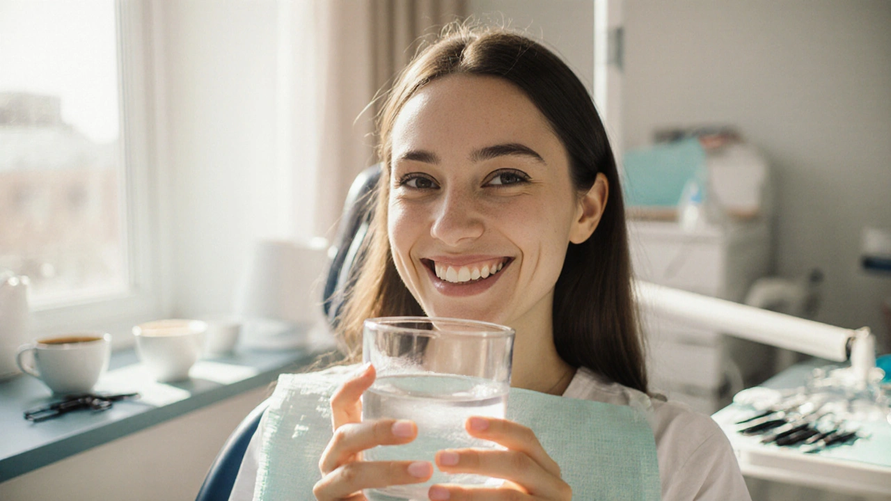 Čisté zuby a zdravé dásně po odstranění kameně