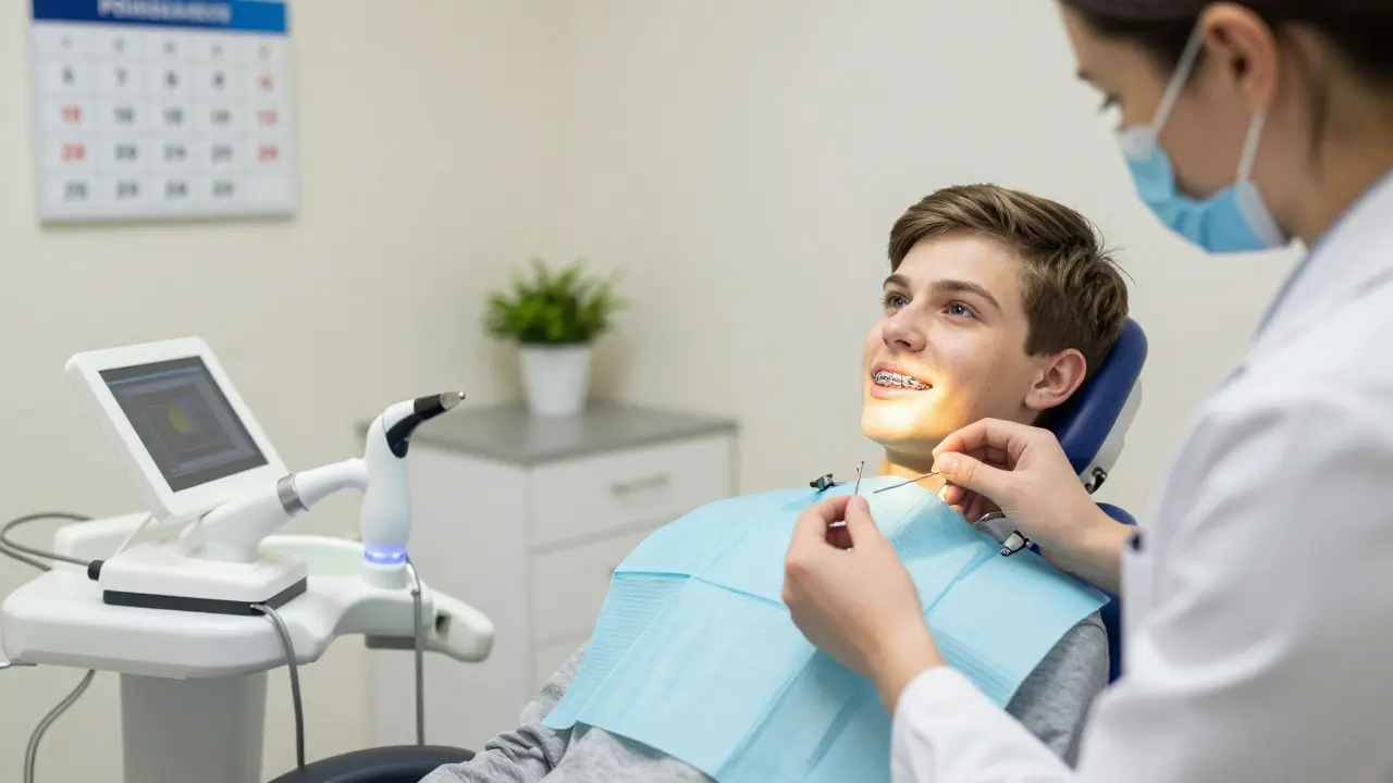 Fixní rovnátka: Co očekávat na kontrolách u ortodonty