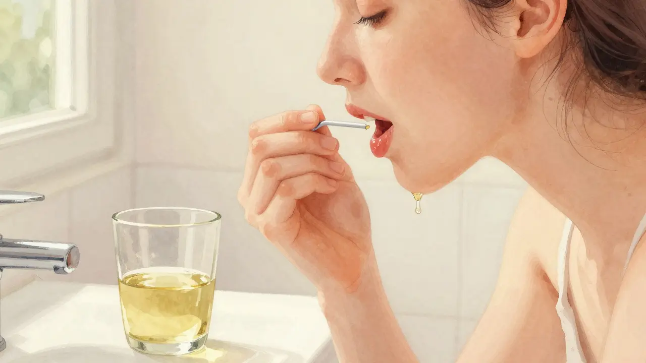 Olejové vyplachování kokosovým olejem