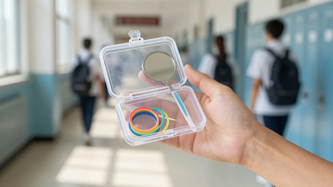 Jak přežít školu s gumičkami na rovnátka: Praktický průvodce pro studenty