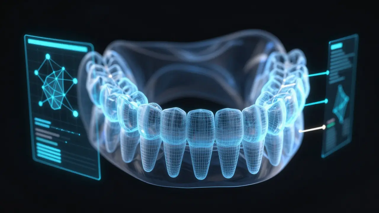3D vizualizace digitální ortodoncie